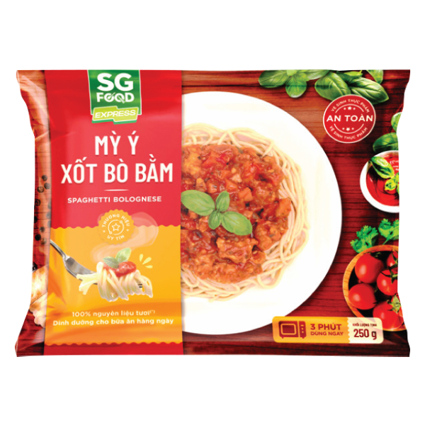 Mì Ý SG Food Xốt Bò Bằm Gói 250G