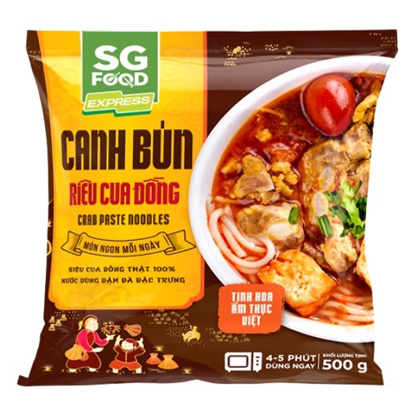 Canh Bún Riêu Cua Đồng SG Food Gói 500G