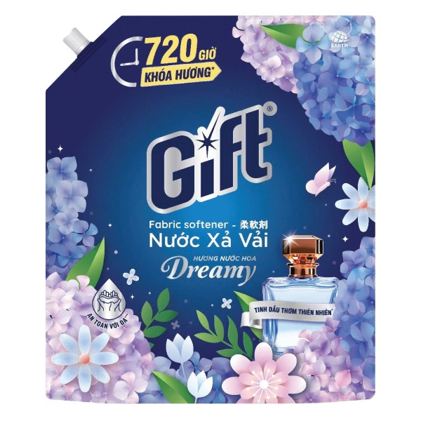 Nước Xả Vải Gift Hương Nước Hoa Dreamy Túi 3.2Kg