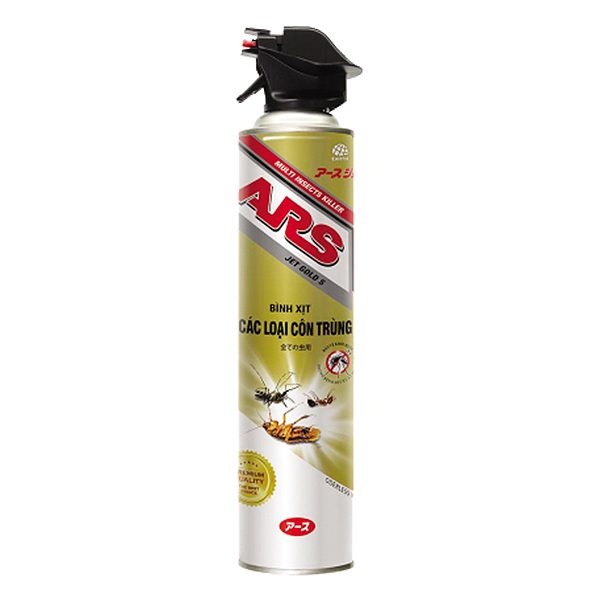 Xịt Côn Trùng ARS Jet Gold Không Mùi 600Ml