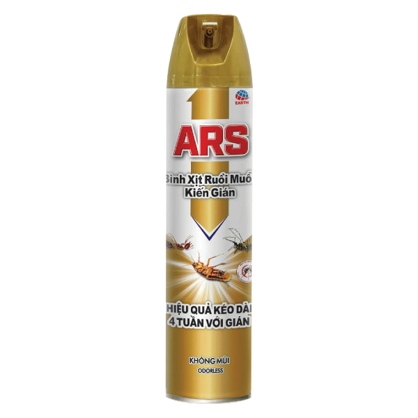 Xịt Côn Trùng Ars Gold Không Mùi Chai 600Ml