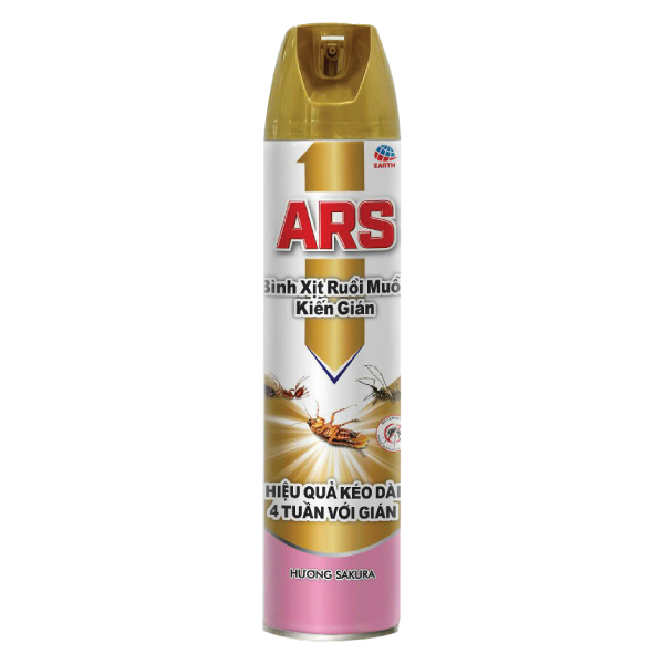 Xịt Côn Trùng Ars Gold Mùi Sakura Chai 600Ml