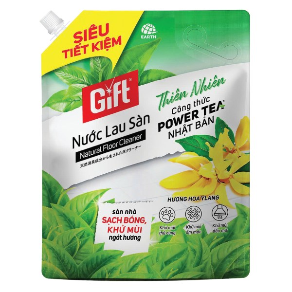 (Only Emartmall) Nước Lau Sàn Gift Hương Ylang Túi 3.6Kg