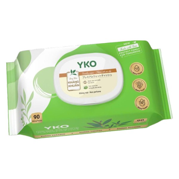 (Only Emartmall) Khăn Ướt Yko Không Mùi 90 Tờ