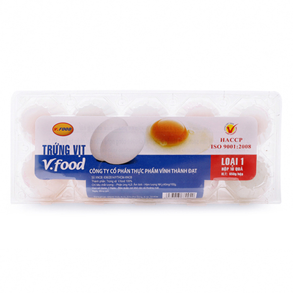 Hộp 10 Trứng Vịt Vfood