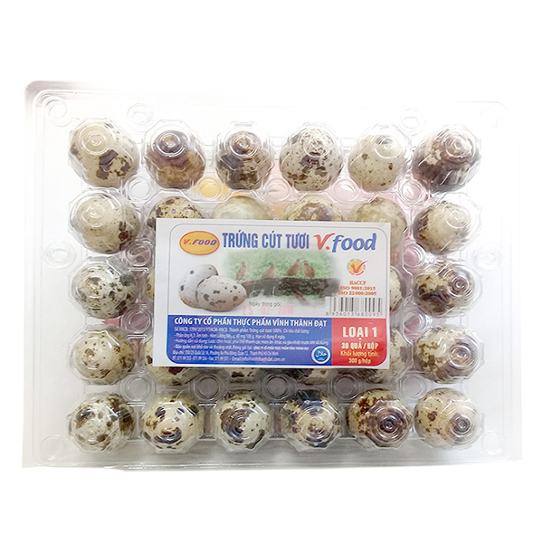 Hộp 30 Trứng Cút Vfood