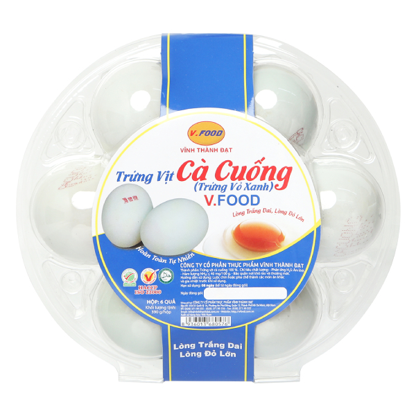 Hộp 6 Trứng Vịt Cà Cuống Vfood