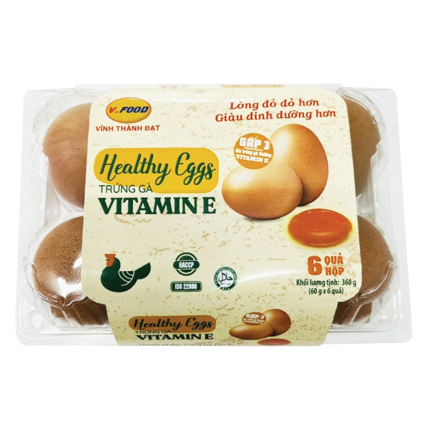 Hộp 6 Trứng Gà Vfood Vitamin E