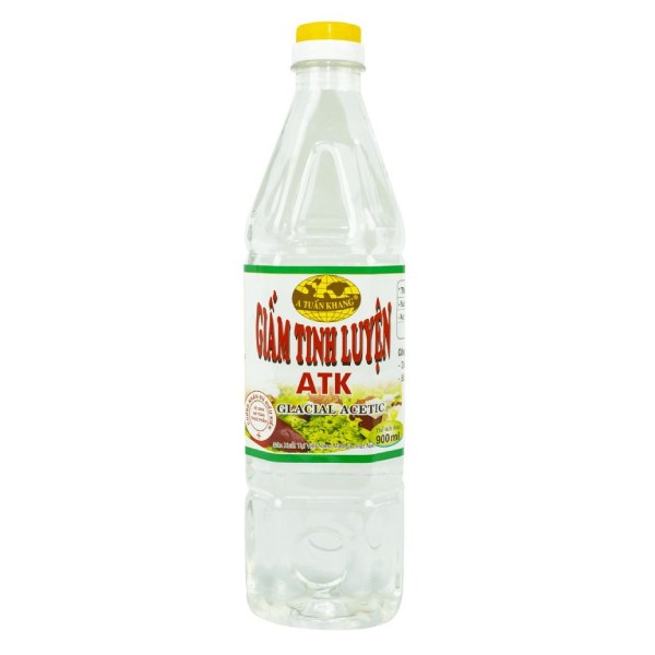 Giấm Ăn Tinh Luyện A Tuấn Khang Chai 900Ml