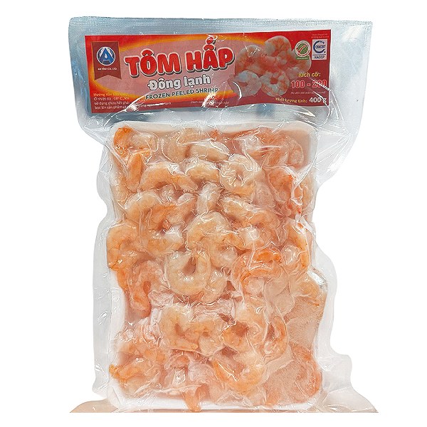 Tôm Sú Hấp Đông Lạnh An Vĩnh (100-200) 400G