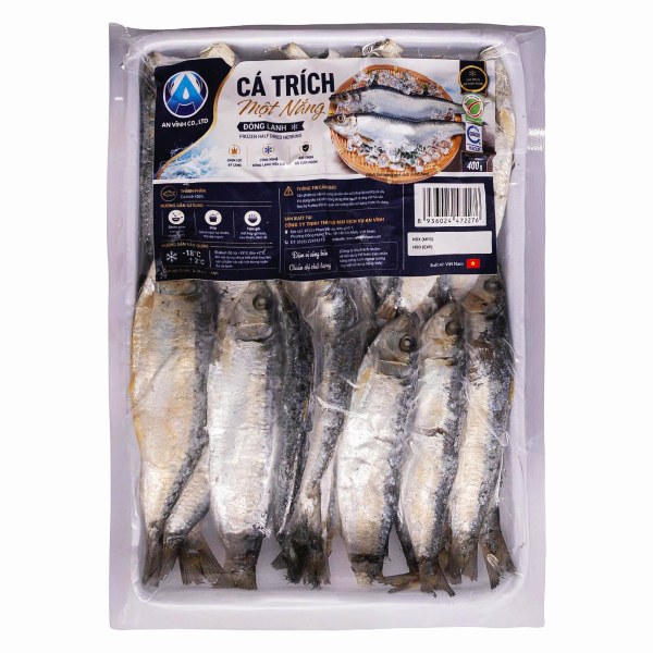 Cá Trích Một Nắng Đông Lạnh An Vĩnh Gói 400G