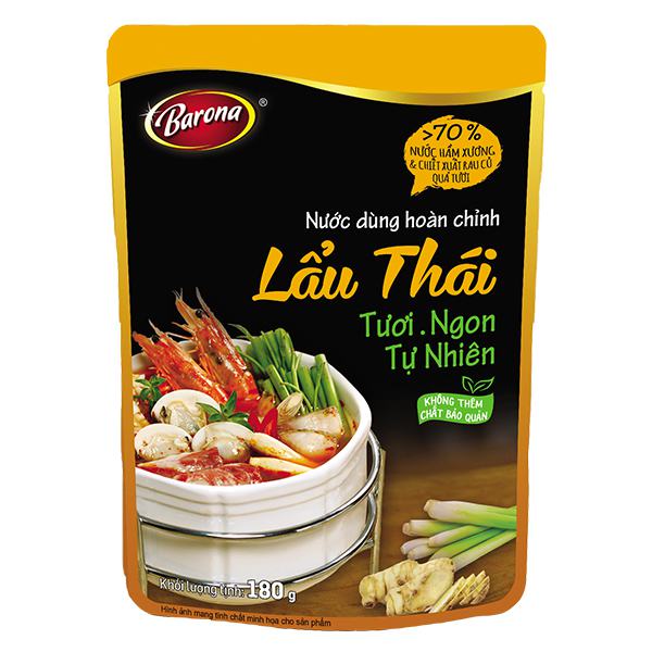 Nước Dùng Hoàn Chỉnh Barona Lẩu Thái 180G