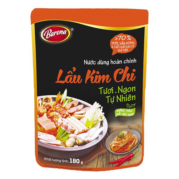 Nước Dùng Hoàn Chỉnh Barona Lẩu Kim Chi 180G