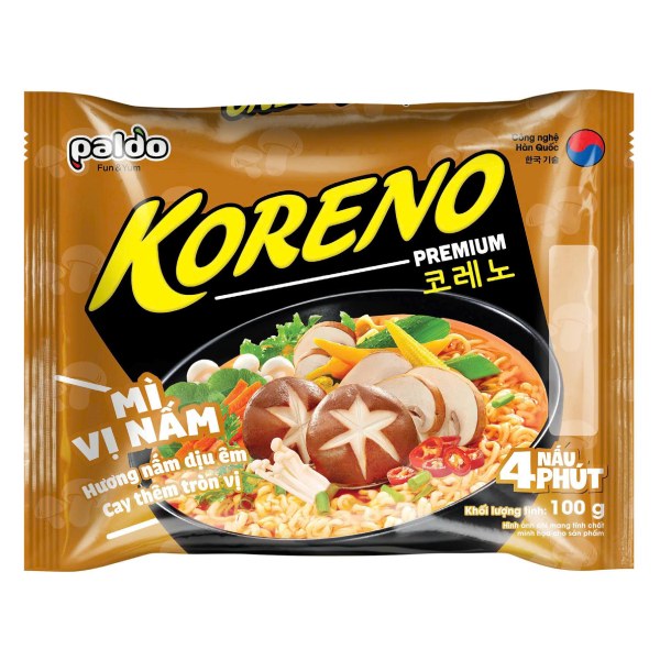 Mì Koreno Nấm 100G