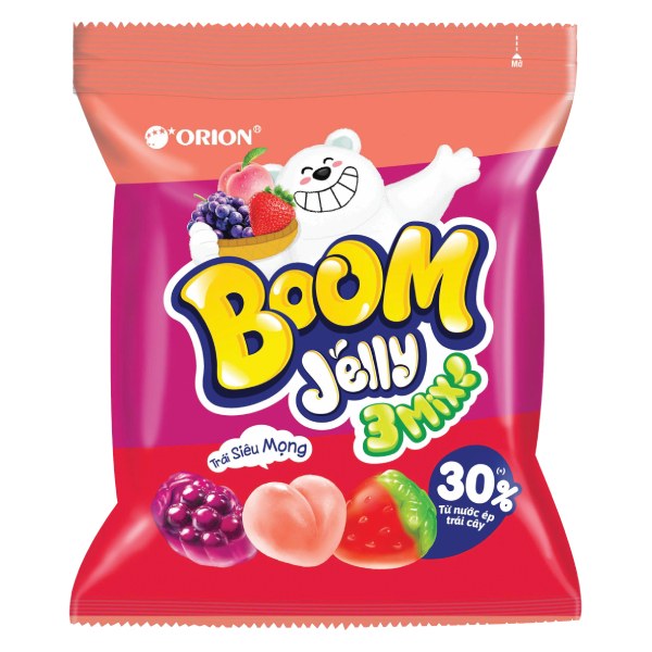 Kẹo Dẻo Boom Jelly Mix Vị Hỗn Hợp 160G