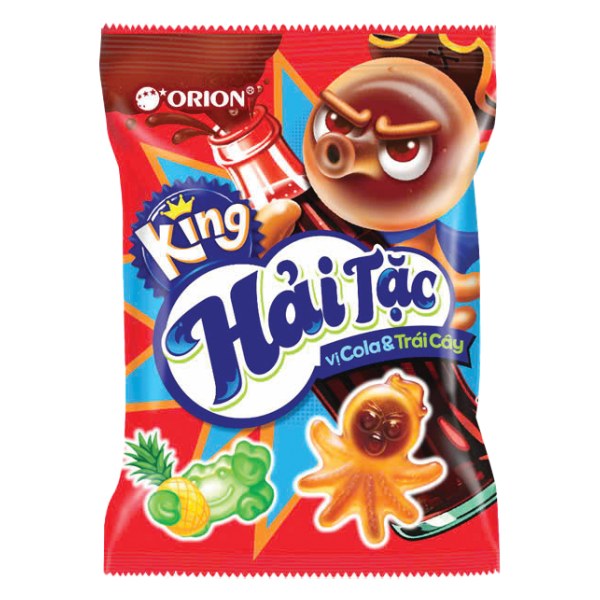 Kẹo Dẻo King Hải Tặc Hỗn Hợp Gói 92G