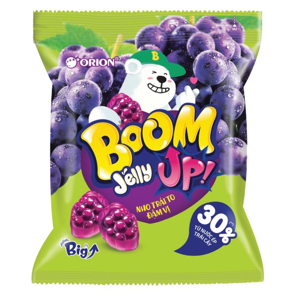 Kẹo Dẻo Boom Vị Nho 161G