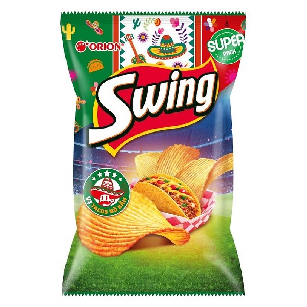 Snack Swing Tacos Bò Bằm Gói 75G