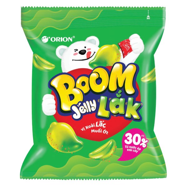 Kẹo Dẻo Boom Vị Xoài Lắc Muối Ớt 159.5G