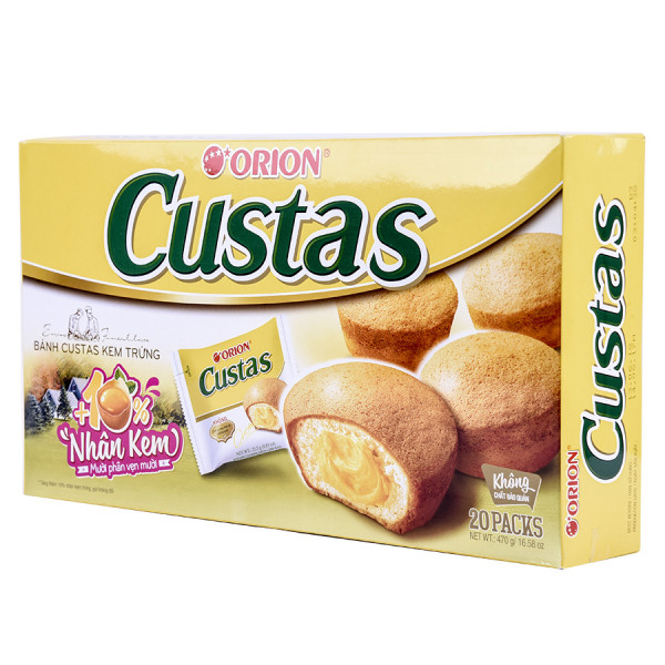 Bánh Custas Nhân Kem 470G