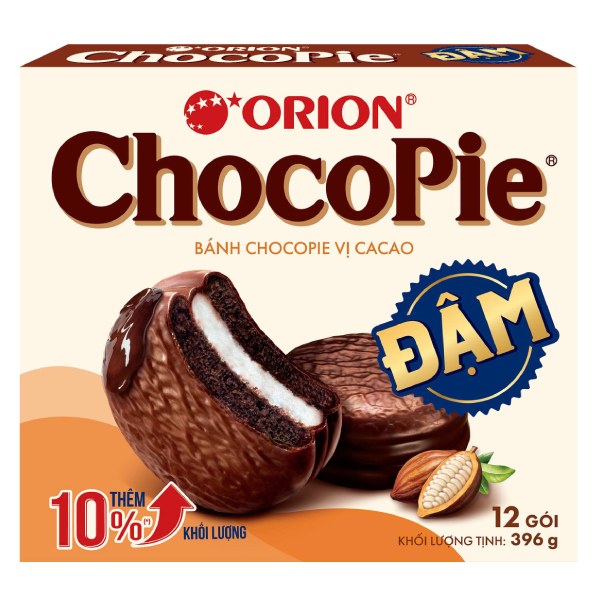 Bánh Chocopie Vị Cacao Đậm Hộp 396G