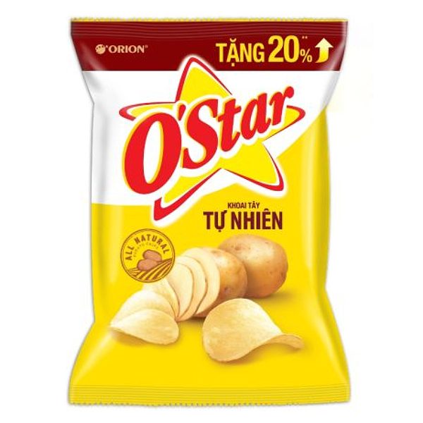 Snack O'Star Vị Tự Nhiên 55G
