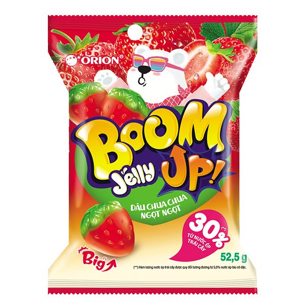 Kẹo Dẻo Boom Vị Dâu 52.5G