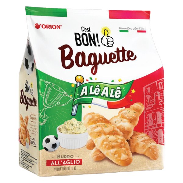 Bánh Mì C'est Bon Baguette Vị Bơ Tỏi Đút Lò 180G