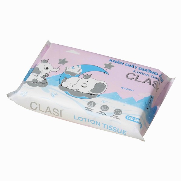 Khăn Giấy Rút Cao Cấp Clasi 120 Tờ