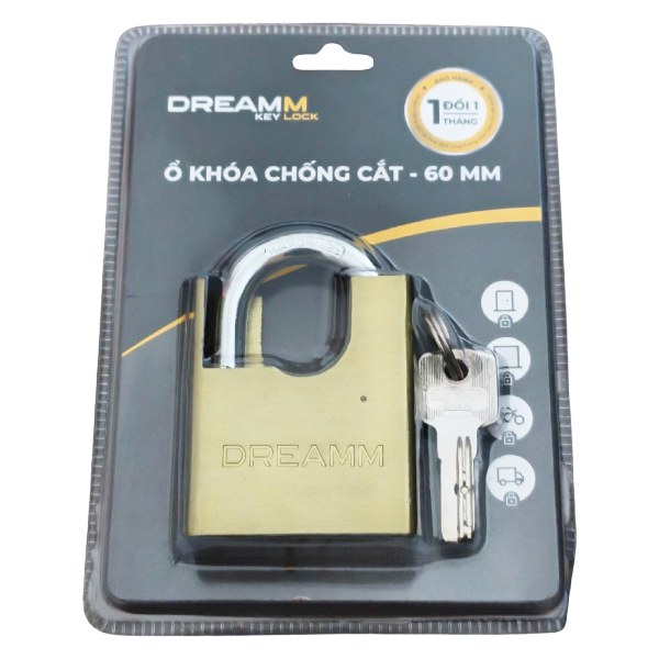 Ổ Khóa Chống Cắt Dreamm 60Mm