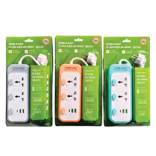 Ổ Cắm Đa Năng Dreamm Q613U