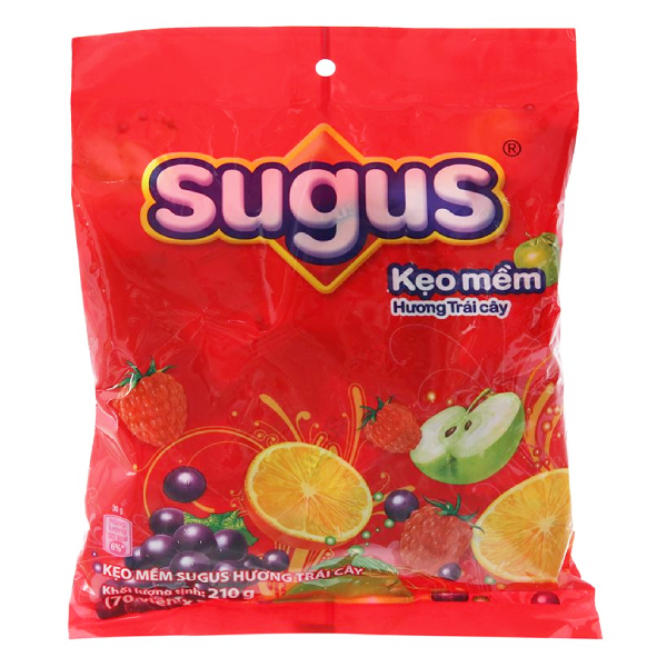 (Only Emartmall) Kẹo Mềm Sugus Hương Trái Cây 210G