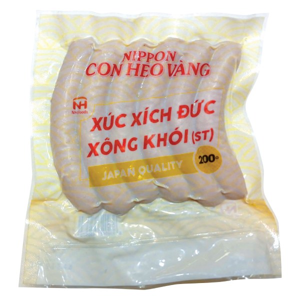 Xúc Xích Đức Xông Khói Nippon Con Heo Vàng 200G