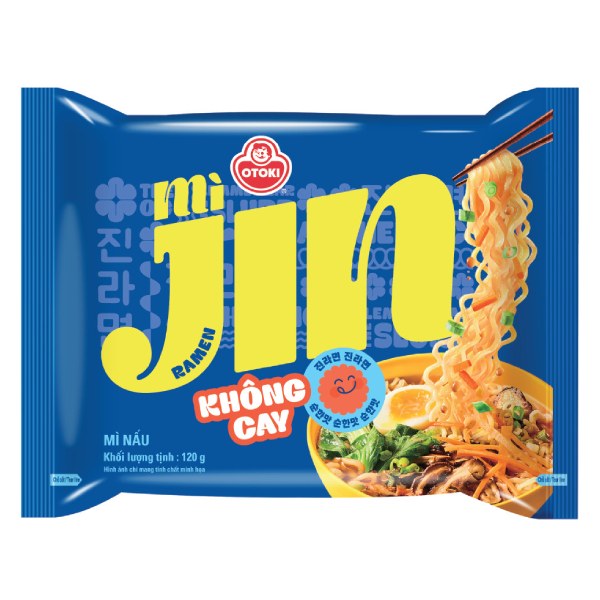 Mì Jin Otoki Không Cay Gói 120G