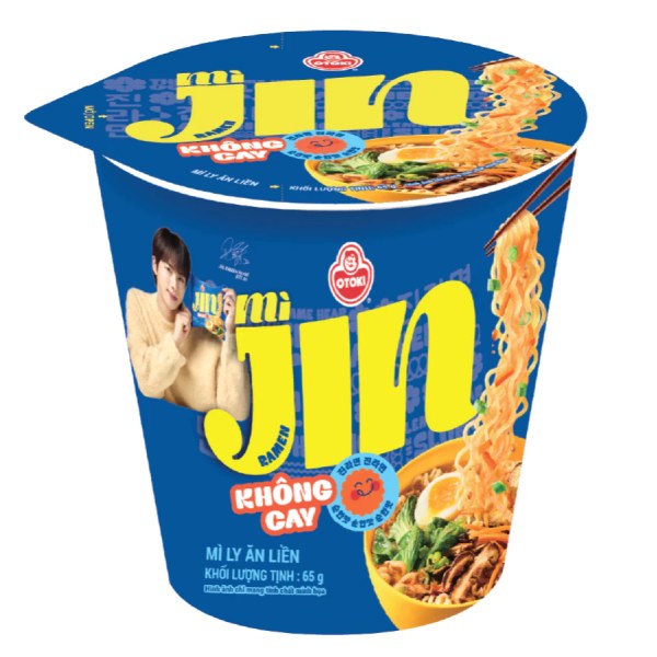 Mì Otoki Jin Không Cay Ly 65G