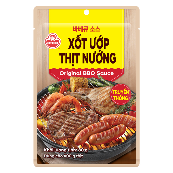 Xốt Ướp Thịt Nướng BBQ Otoki Gói 80G