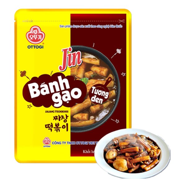 Bánh Gạo Ottogi Jin Vị Tương Đen Gói 164G