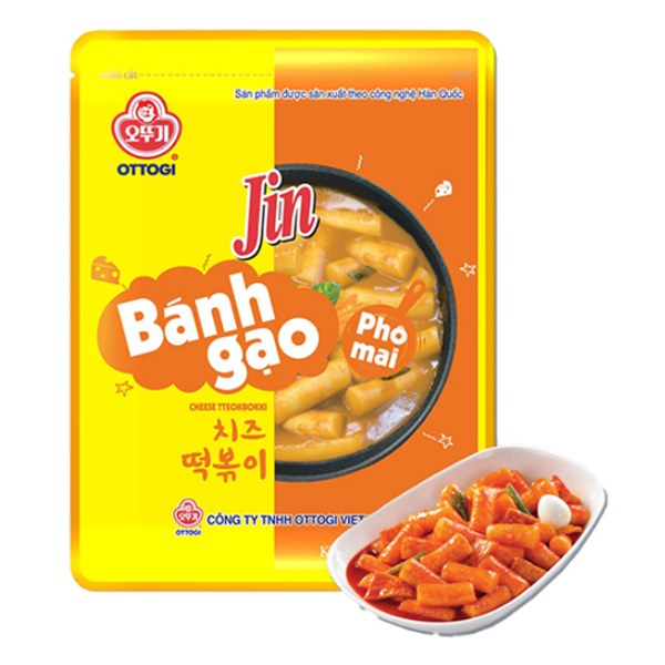 Bánh Gạo Ottogi Jin Vị Phô Mai Gói 164G