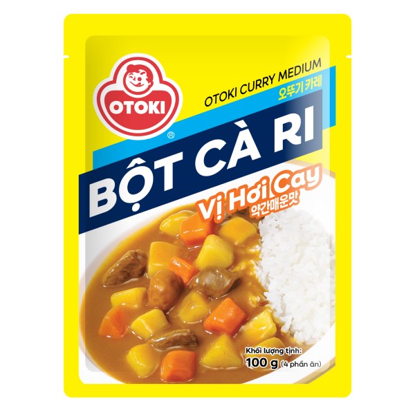 Bột Cà Ri Otoki Vị Hơi Cay Gói 100G