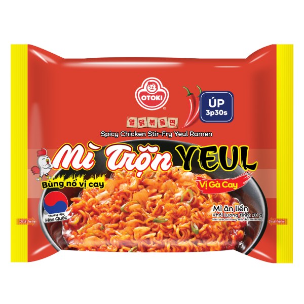 Mì Trộn Yeul Otoki Vị Gà Cay Gói 70G