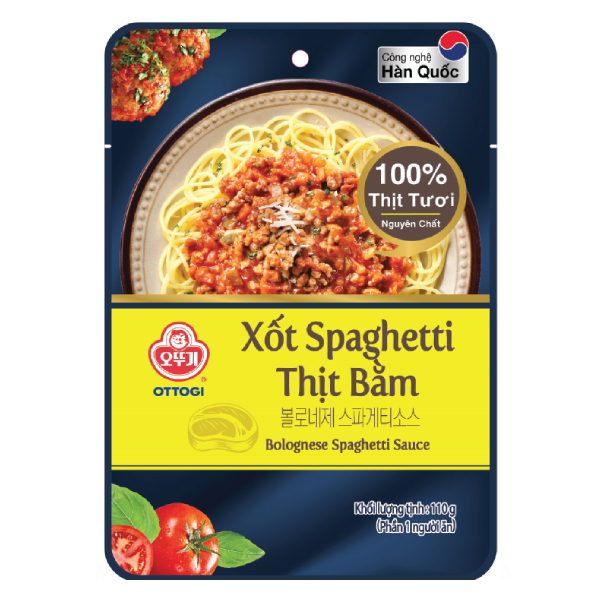 Xốt Spaghetti Ottogi Thịt Bằm Gói 110G