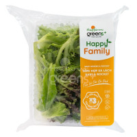 Hỗn Hợp Ăn Liền Hasfarm Green+ Xà Lách Baby & Rocket 100G