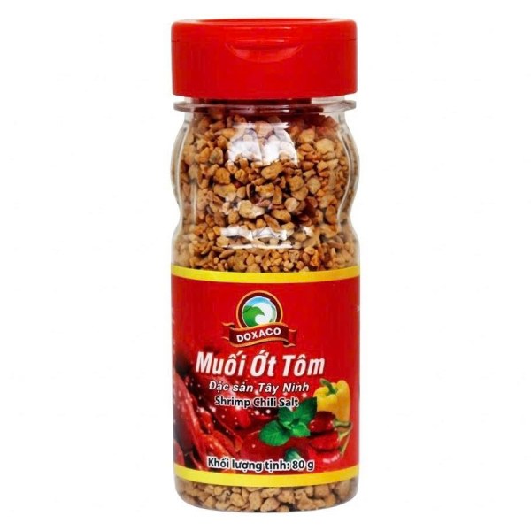 Muối Ớt Tôm Đặc Biệt Doxaco Hũ 80G