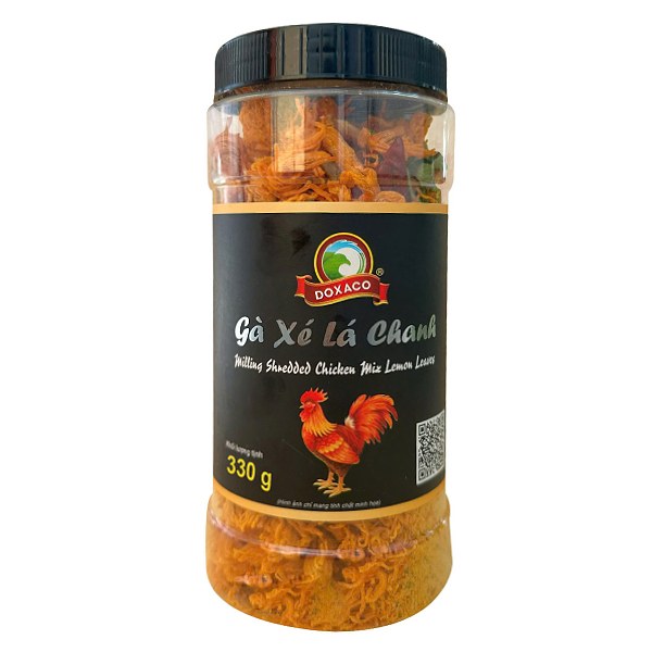 Khô Gà Sấy Lá Chanh Doxaco Hũ 330G