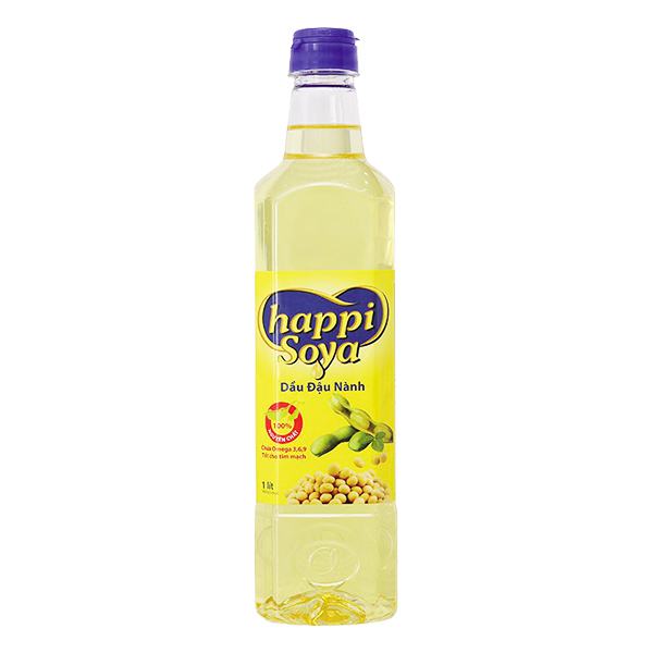 Dầu Đậu Nành Happi Soya 1L