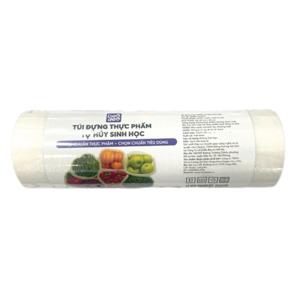 Cuộn 120 Túi Thực Phẩm Tự Hủy Sinh Học Deo Deo 20*30Cm