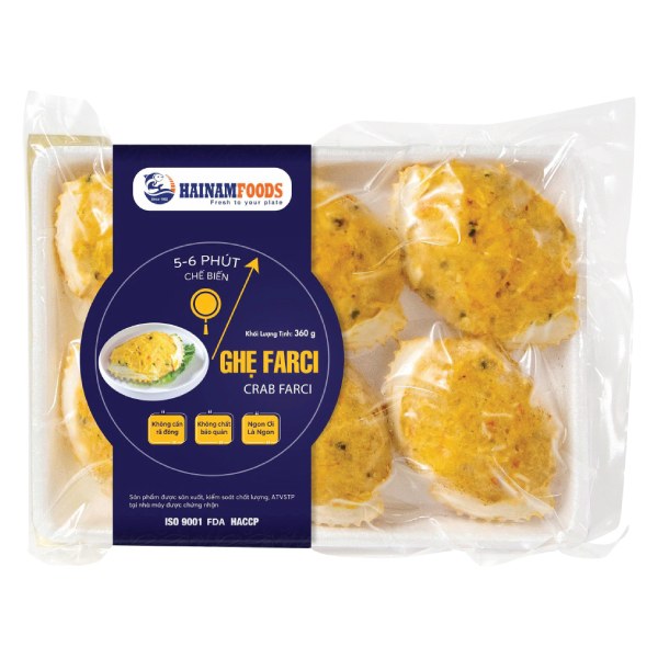 Ghẹ Farci Đông Lạnh Hải Nam Foods 360G