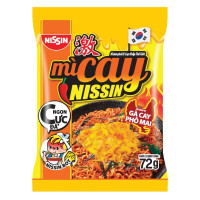 Mì Xào Nissin Gà Cay Phô Mai Gói 72G