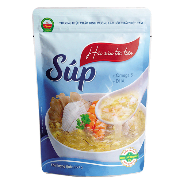 Súp Cây Thị Hải Sản Tóc Tiên Gói 260G