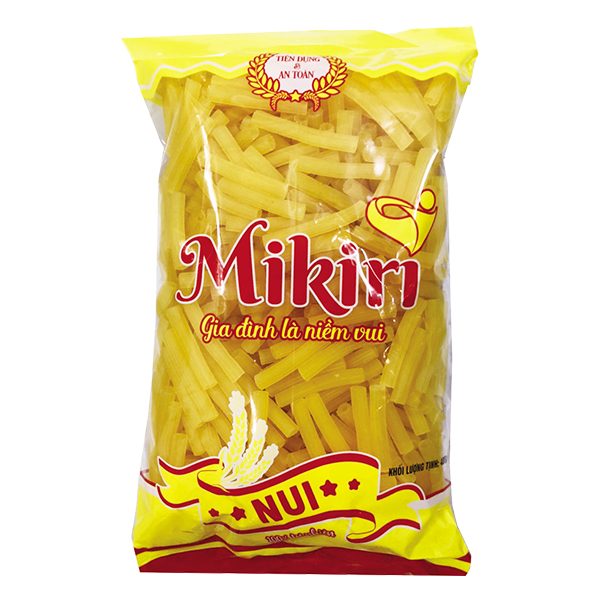 Nui Mikiri Ống Dài Gói 400G